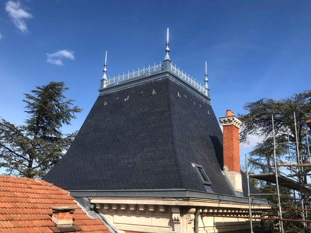 Toiture ardoise et zinc