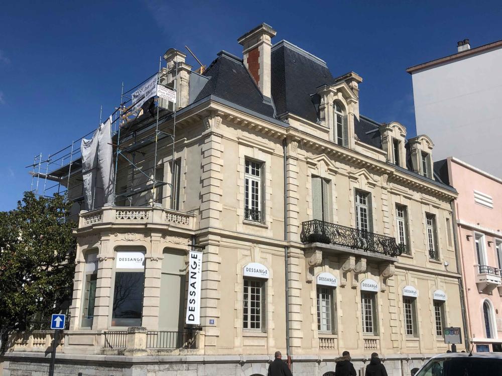 Couverture en ardoise