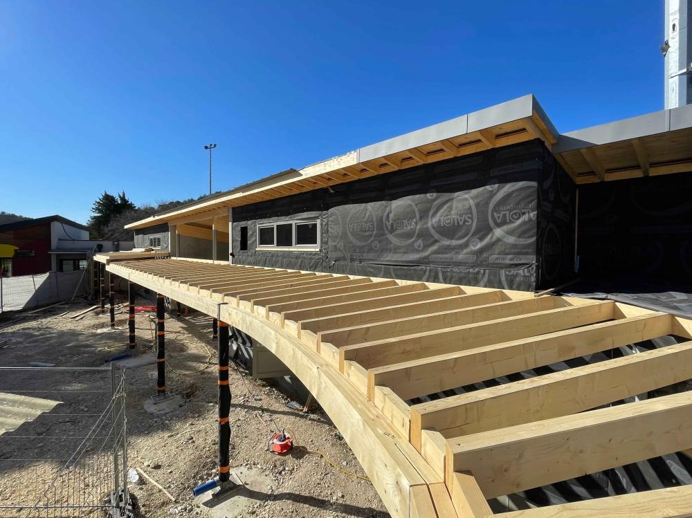 Toiture zinc avant